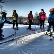 Die ersten skitouren Schritte